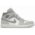 thumbnail image 1 of Jordan Men's 1 Mid SE Neutral Grey Sail Basketball Shoes, from StockX, 1 of 5