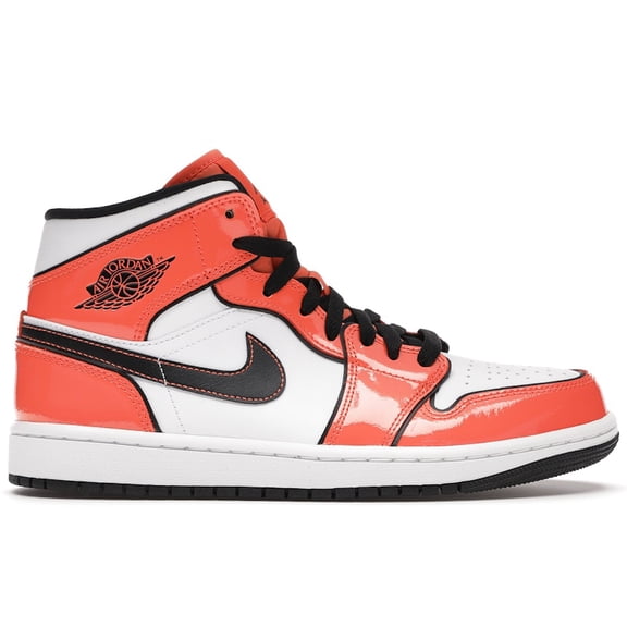 Jordan Men's 1 Mid SE Turf Orange Basketball Shoes, from StockX