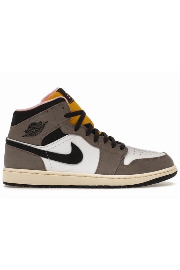Men's 1 Mid SE White Cave Stone Shoes, from StockX