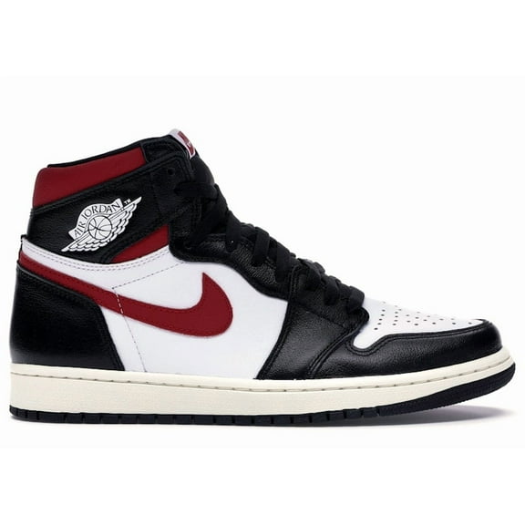 Jordan Men's 1 Retro High Black Gym Red Shoes, from StockX