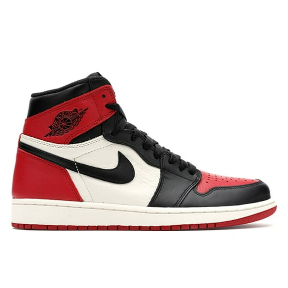 Jordan Men's 1 Retro High Bred Toe Basketball Shoes, from StockX