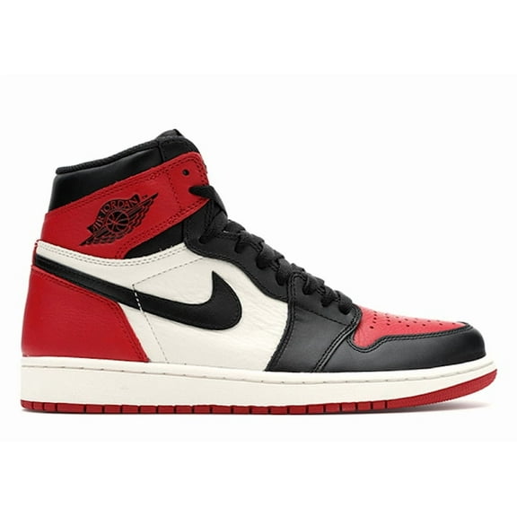 Jordan Men's 1 Retro High Bred Toe Basketball Shoes, from StockX