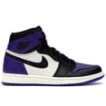 thumbnail image 1 of Jordan Men's 1 Retro High Court Purple Basketball Shoes, from StockX, 1 of 5
