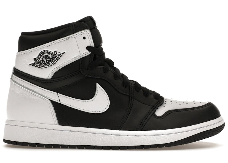 Men's 1 Retro High OG Black White Basketball Shoes, from StockX