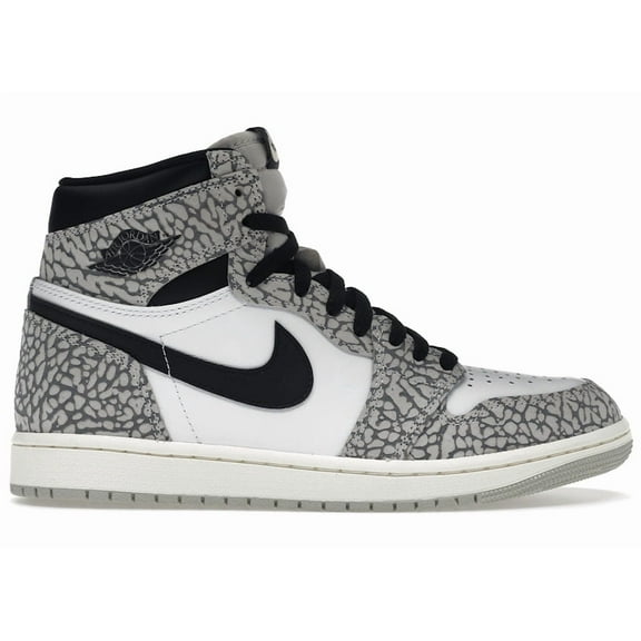 Jordan Men's 1 Retro High OG White Cement Basketball Shoes, from StockX