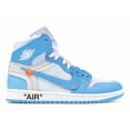 thumbnail image 1 of Jordan Men's 1 Retro High Off-White University Blue Basketball Shoes, from StockX, 1 of 5