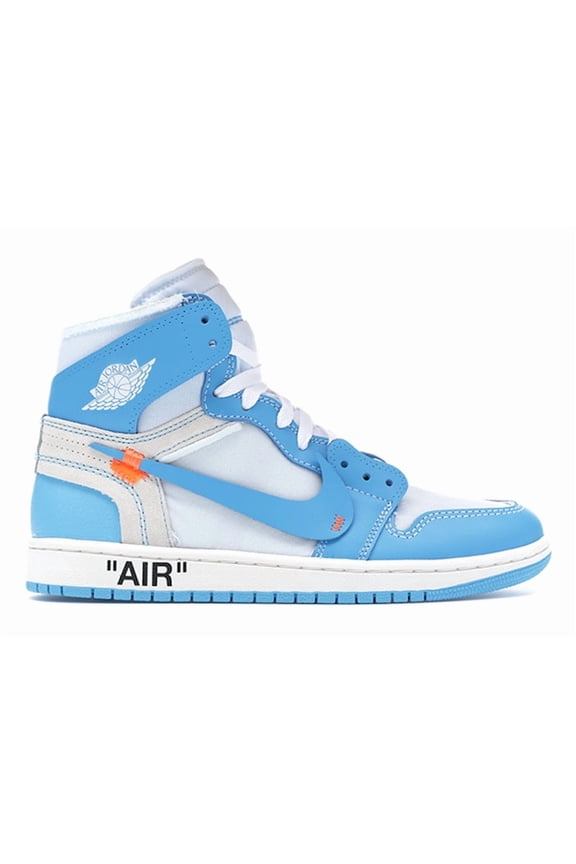 Men's 1 Retro High Off-White University Blue Basketball Shoes, from StockX