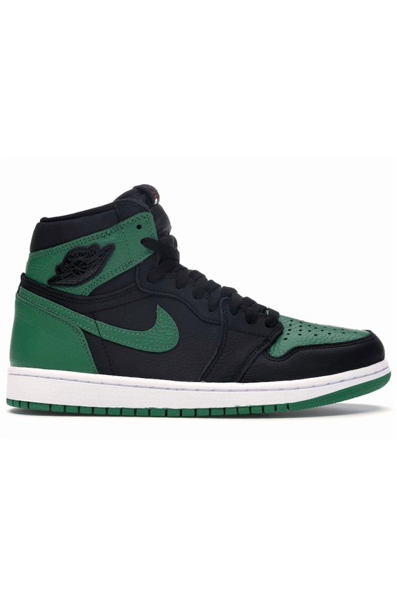 Men's 1 Retro High Pine Green Black Basketball Shoes, from StockX