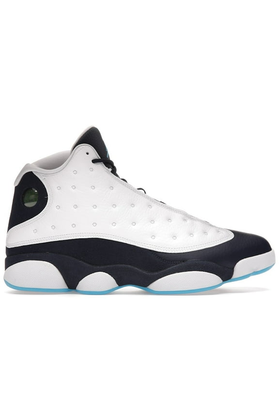 Men's 13 Retro Obsidian Powder Blue White Basketball Shoes, from StockX