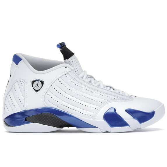 Jordan Men's 14 Retro White Hyper Royal Shoes, from StockX