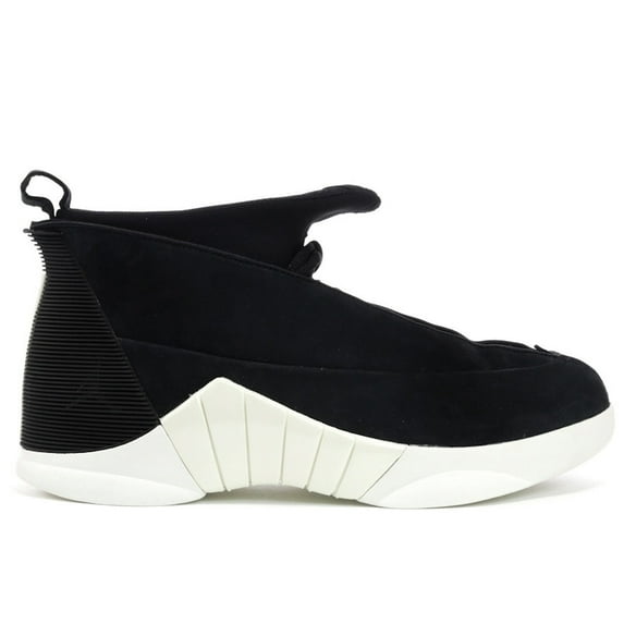 Jordan Men's 15 Retro PSNY Black Suede Shoes, from StockX