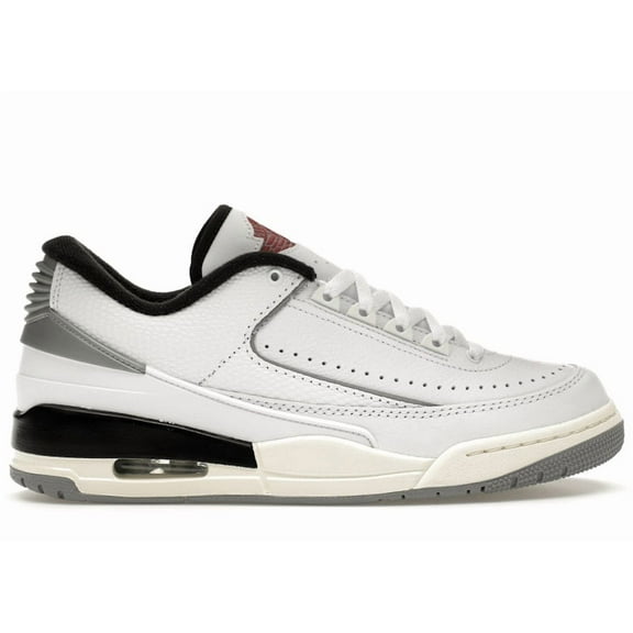 Jordan Men's 2/3 White Black Metallic Silver Shoes, from StockX