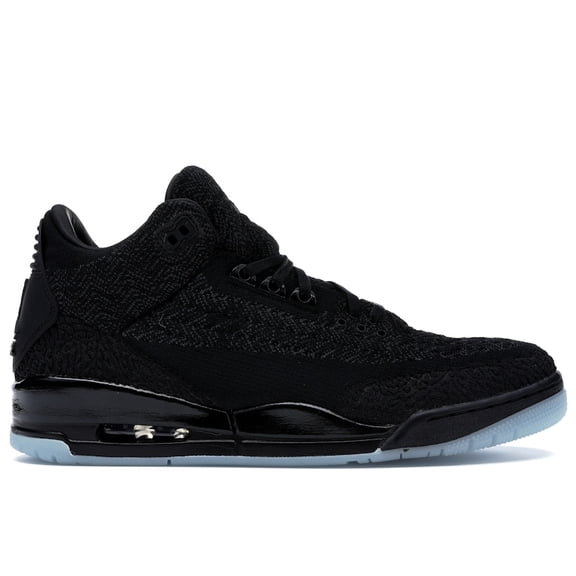 Jordan Men's 3 Retro Flyknit Black Shoes, from StockX