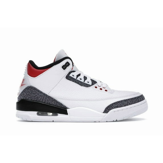 Jordan Men's 3 Retro SE Fire Red Denim (2020) Basketball Shoes, from StockX