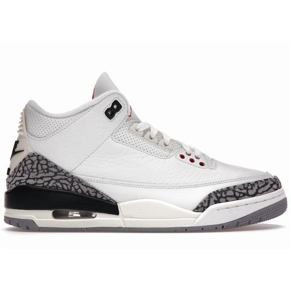 Jordan Men's 3 Retro White Cement Reimagined Basketball Shoes, from StockX