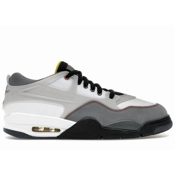 Jordan Men's 4 RM Premium White Black Smoke Grey Fire Red Shoes, from StockX