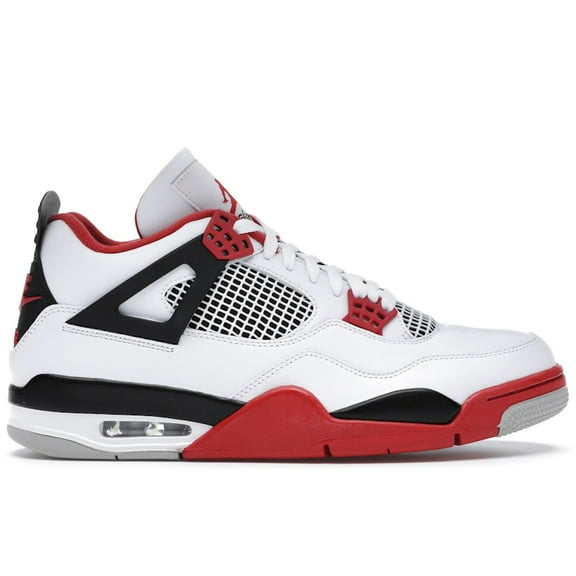 Jordan Men's 4 Retro Fire Red (2020) Basketball Shoes, from StockX