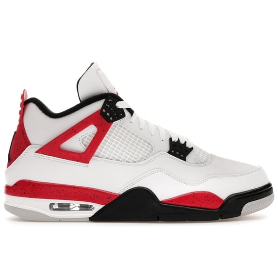 Jordan Men's 4 Retro Red Cement Basketball Shoes, from StockX