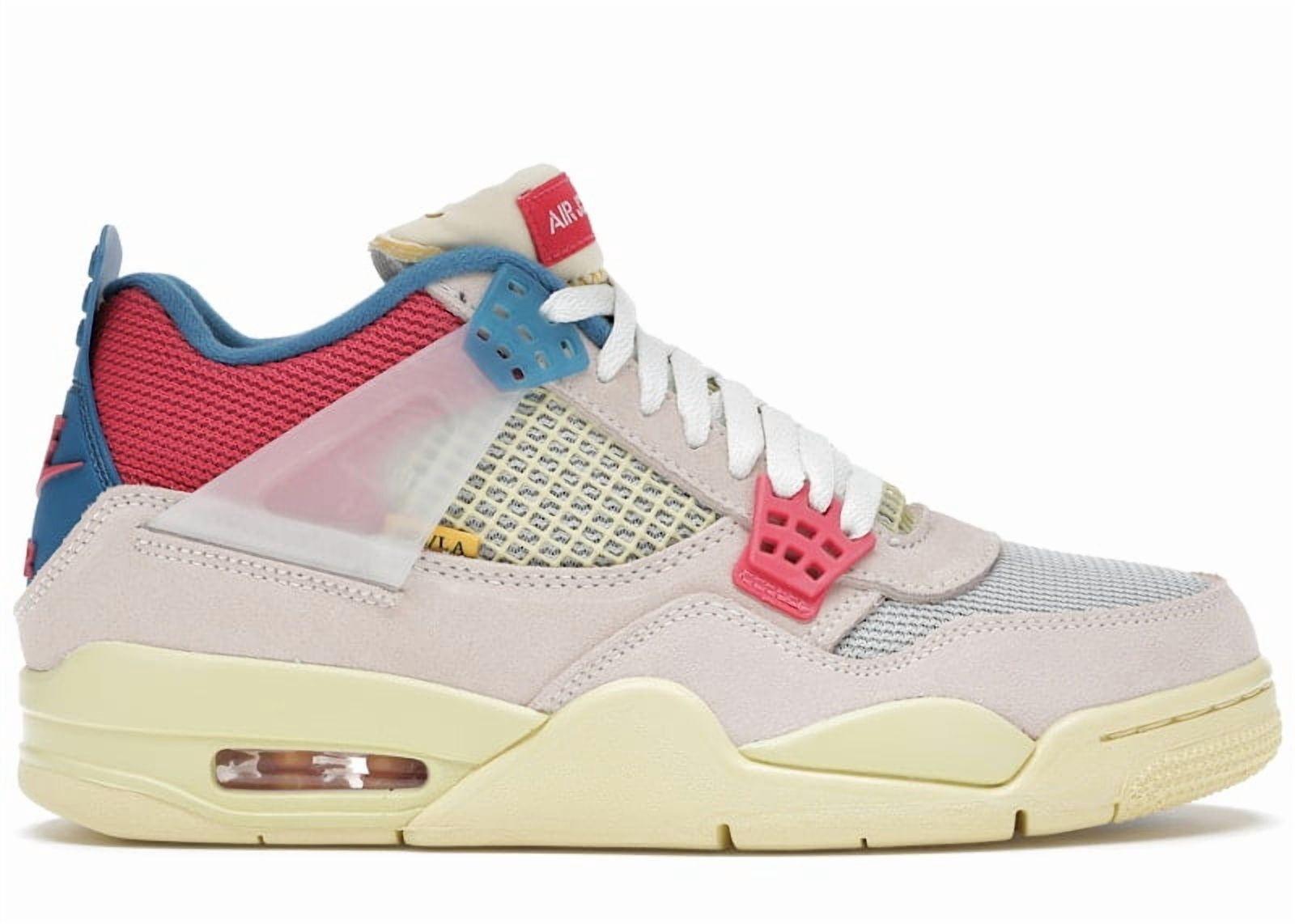 シューズ(男性用) UNION Jordan 4 Guava Ice/Light FusionRed Jordan Men's 4 Retro Union Guava Ice Basketball Shoes, from StockX