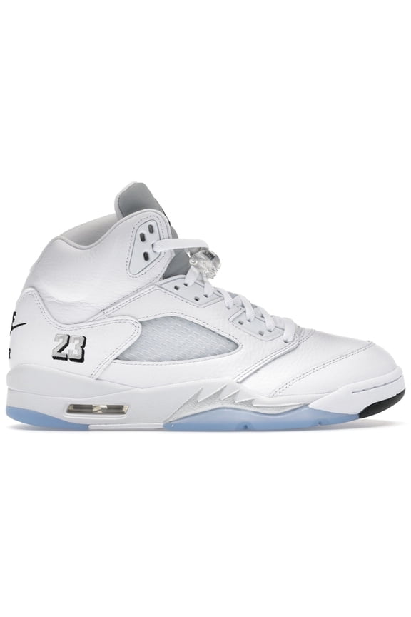 Men's 5 Retro White Metallic (2026) Basketball Shoes, from StockX