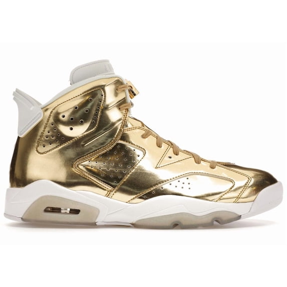 Jordan Men's 6 Retro Pinnacle Metallic Gold Shoes, from StockX