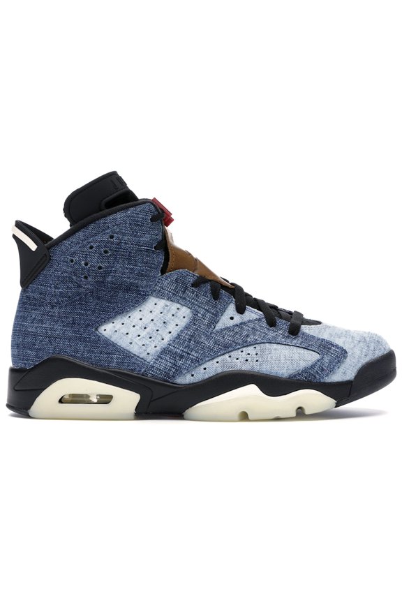 Men's 6 Retro Washed Denim Shoes, from StockX