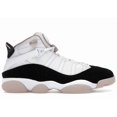 thumbnail image 1 of Jordan Men's 6 Rings White Fossil Stone Black Shoes, from StockX, 1 of 5