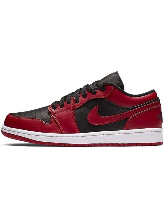 Men's Jordan 1 Low Gym Red/Black-White (553558 606) - 10.5