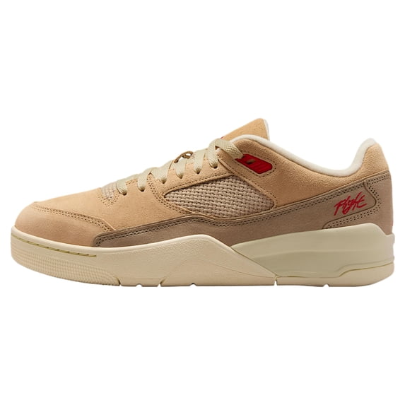 Jordan Men's Flight Court Basketball Shoes - Marshmallow/Red - Walmart.com