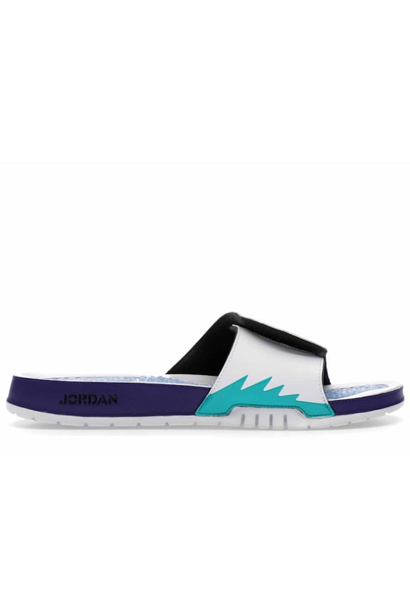 Men's Hydro 5 Retro Slide White New Emerald Grape Ice Black Sandals, from StockX