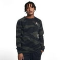 thumbnail image 1 of Jordan Men's Jumpman Fleece Camo Crew Sweatshirt Black av2310-010, 1 of 5