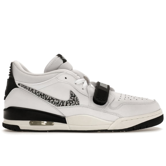 Jordan Men's Legacy 312 Low White Black Elephant Swoosh Shoes, from StockX