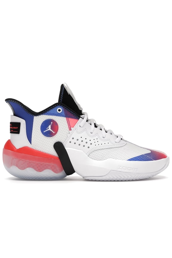 Men's React Elevation White Hyper Royal Basketball Shoes, from StockX