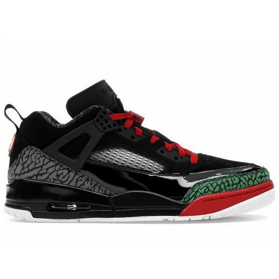 Jordan Men's Spizike Low Black Classic Green White Varsity Red Shoes, from StockX
