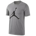 thumbnail image 1 of Jordan Men's T-Shirt Short Sleeve Jumpman Active Crew Athletic Basketball Tee, Grey, XL, 1 of 4
