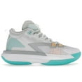 thumbnail image 1 of Jordan Men's Zion 1 White Dynamic Turquoise Basketball Shoes, from StockX, 1 of 5