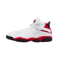 thumbnail image 1 of Air Jordan 6 Rings 322992-126 Men's White & University Red Sneaker Shoes NR1229 (8.5), 1 of 9
