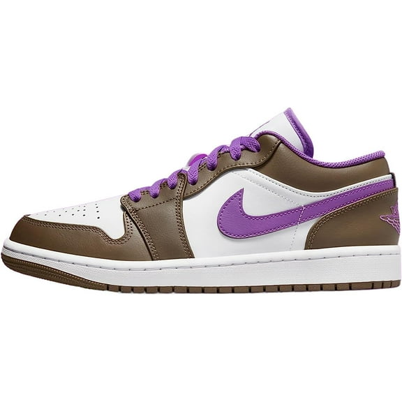 Men's Air Jordan 1 Low Palomino/Wild Berry-White (553558 215) - 10