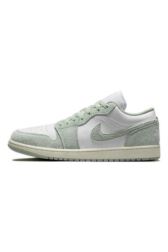 Men's Jordan 1 Low SE White/Seafoam-Sail (FN5214 131) - 10