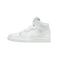 thumbnail image 1 of Jordan Mens Air Jordan 1 Mid 554724 136 Triple White - Size 10, 1 of 8