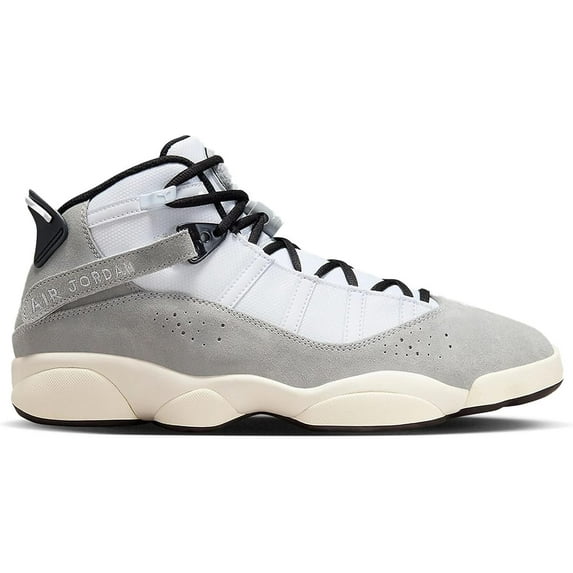 Jordan Mens Air Jordan 6 Rings Basketball Sneakers,Cement Gray,12