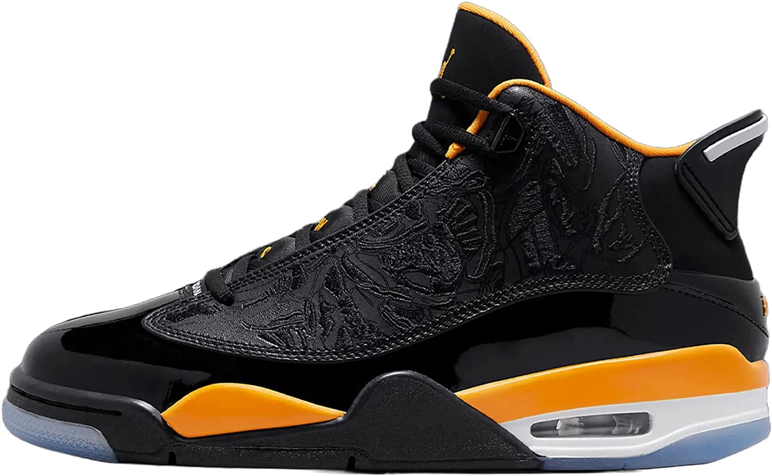 Jordan Mens Dub Zero Basketball Shoes,Black/Tax/Iwhite,7.5  display picture 2