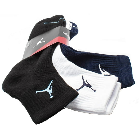 Jordan Mens Jumpman Quarter Socks (3 Pack)