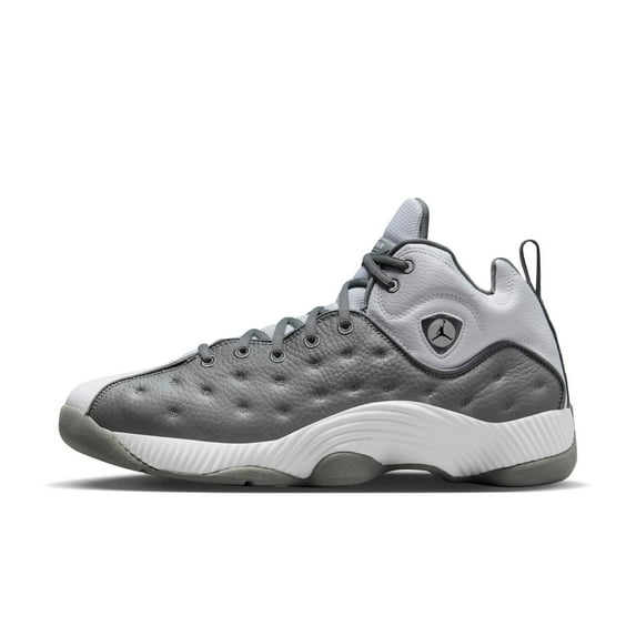 Jordan Mens Jumpman Team II Shoes,White/Cool Grey/Black,8.5