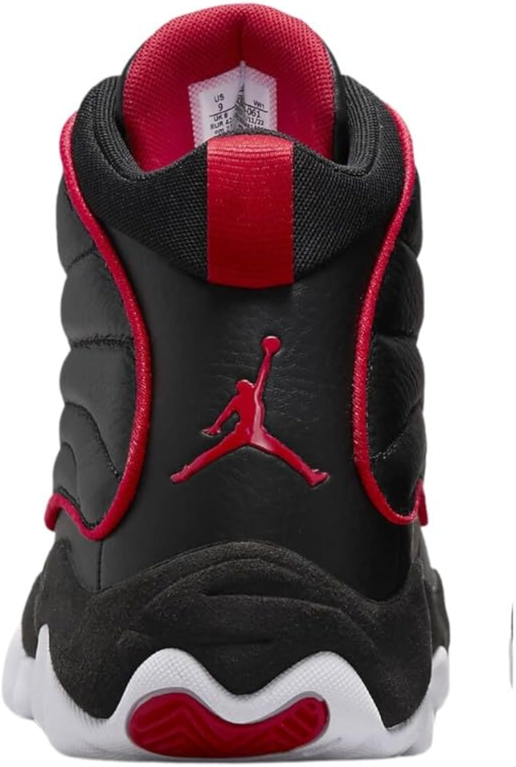 Jordan Mens Pro Strong Midtop Basketball Shoes,Black/University Red