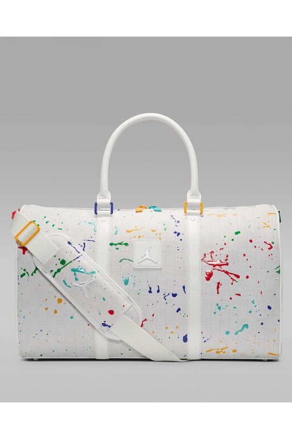Monogram Duffle Bag Paint Splatter