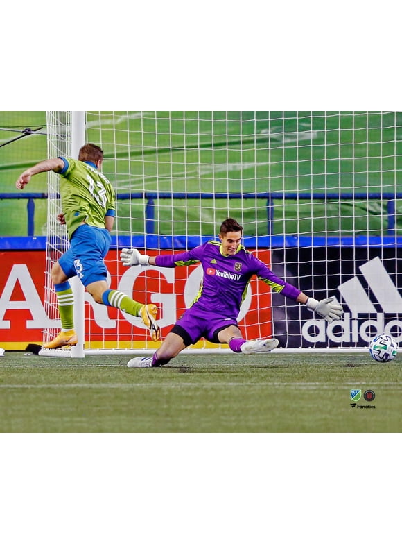 Jordan Morris Seattle Sounders FC Unsigned 2020 MLS Playoffs Round 1 Goal in Win vs. LAFC Photograph