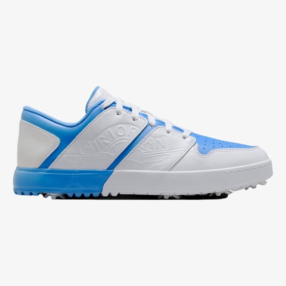 Jordan NU Retro 1 G Golf Shoes FZ4153-001, Black/University Red/Blue Tint/White Size 7.5