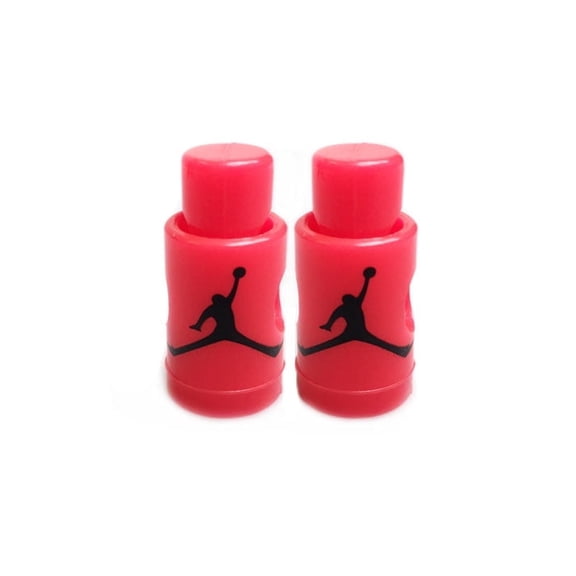 Jordan Nike Logo Air Jordan VI Lace Locks Infrared Base Black Jumpman- Laces Shoelace Locks Rope Buckle Metal Spring Buckles Lanyard