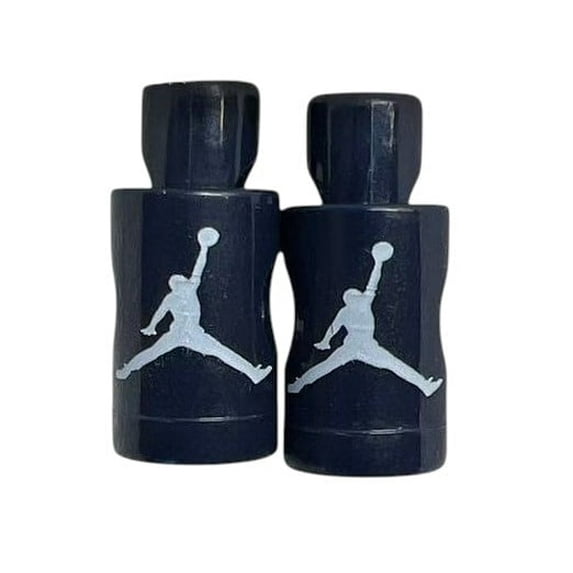 Jordan Nike Logo Air Jordan VI Lace Locks Navy Blue Base White Man- Laces Shoelace Locks Rope Buckle Metal Spring Buckles Lanyard